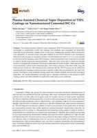 Plasma-Assisted Chemical Vapor Deposition of TiBN Coatings on Nanostructured Cemented WC-Co