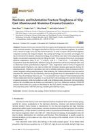 Hardness and Indentation Fracture Toughness of Slip Cast Alumina and Alumina-Zirconia Ceramics