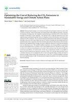 Optimising the Cost of Reducing the CO2 Emissions in Sustainable Energy and Climate Action Plans