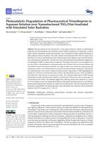 Photocatalytic Degradation of Pharmaceutical Trimethoprim in Aqueous Solution over Nanostructured TiO2 Film Irradiated with Simulated Solar Radiation