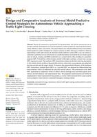 Design and Comparative Analysis of Several Model Predictive Control Strategies for Autonomous Vehicle Approaching a Traffic Light Crossing