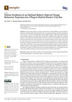 Online Synthesis of an Optimal Battery State-of-Charge Reference Trajectory for a Plug-in Hybrid Electric City Bus