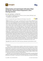 Optimisation of Control Input Allocation Maps for Electric Vehicle Heat Pump-based Cabin Heating Systems