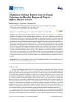 Analysis of Optimal Battery State-of-Charge Trajectory for Blended Regime of Plug-in Hybrid Electric Vehicle