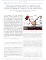 Intravascular Tracking of Micro-Agents Using Medical Ultrasound: Towards Clinical Applications