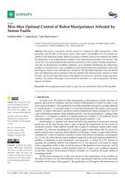 Min–Max Optimal Control of Robot Manipulators Affected by Sensor Faults