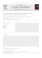 Numerical simulation of film boiling heat transfer in immersion quenching process using Eulerian two-fluid approach