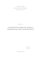 Usporedba ECE pravilnika i EU direktiva o svjetlosnoj opremi vozila s odredbama FMVSS