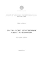 Spatial patient registration in robotic neurosurgery
