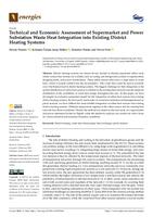 prikaz prve stranice dokumenta Technical and Economic Assessment of Supermarket and Power Substation Waste Heat Integration into Existing District Heating Systems