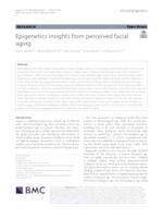 prikaz prve stranice dokumenta Epigenetics insights from perceived facial aging