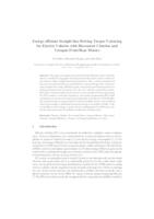 prikaz prve stranice dokumenta Energy-efficient Straight-line Driving Torque Vectoring for Electric Vehicles with Disconnect Clutches and Unequal Front/Rear Motors