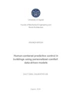 prikaz prve stranice dokumenta Human-centered predictive control in buildings using personalized comfort data-driven models