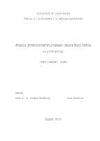prikaz prve stranice dokumenta Analiza dimenzionalnih značajki rebara šipki čelika za armiranje