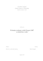 prikaz prve stranice dokumenta Preinaka osobnog vozila Peugeot 1007 u električno vozilo