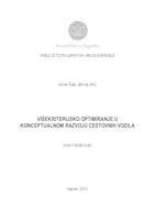 prikaz prve stranice dokumenta Višekriterijsko optimiranje u konceptualnom razvoju cestovnih vozila