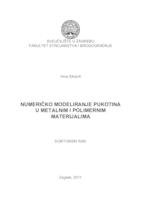 prikaz prve stranice dokumenta Numeričko modeliranje pukotina u metalnim i polimernim materijalima