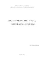 prikaz prve stranice dokumenta Razvoj mobilnog WMS-a i integracija s ERP-om