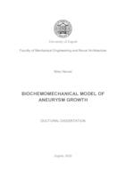 prikaz prve stranice dokumenta Biochemomechanical model of aneurysm growth
